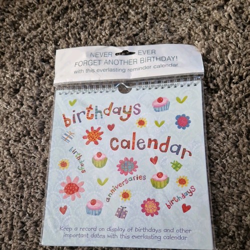 Everlasting birthday calendar - birthday,