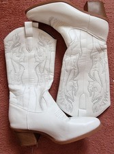 White Western Cowboy Boots