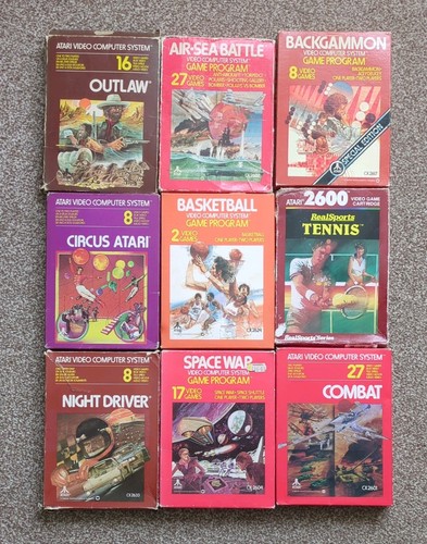 Boxed atari cartridge - x,