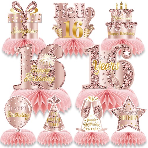 16th birthday honeycomb - 16th,