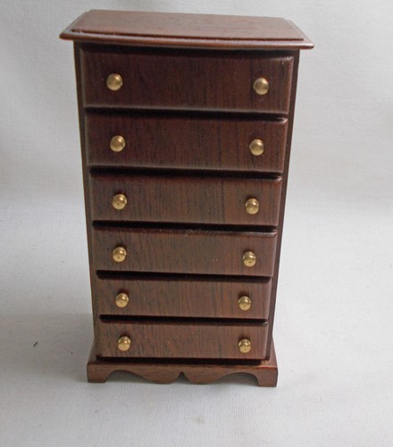Dollhouse miniature chest - dollhouse,