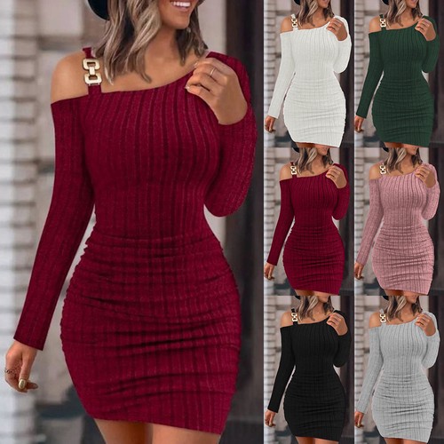 Womens ribbed cold shoulder - womens,