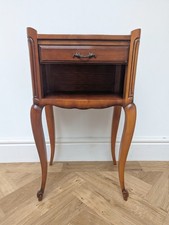 French Provincial Cherrywood Bedside Occasional Table