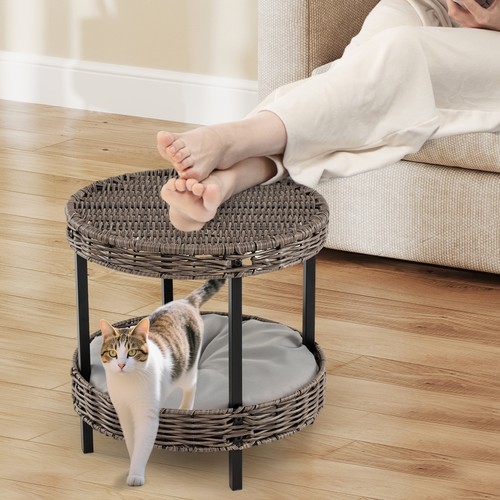 Rattan cat nest - cat,