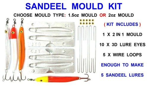 Sandeel lead weight lure mould - weight,