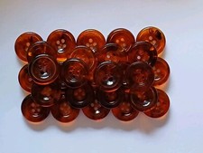 22mm x 10 Orange Brown