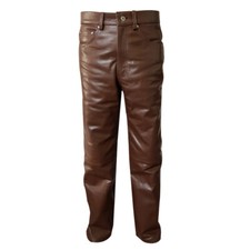 Mens Brown Cow Leather Sleek &