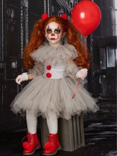 2025 Halloween Kids Costume Girls Creepy Carnival Fancy Kids Dress up