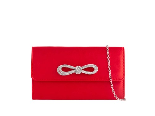 Red satin crystal - satin,
