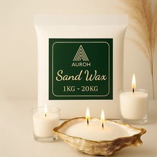 100% Plant-Based Candle Sand Wax Natural Wax Candle Making No Melting Required