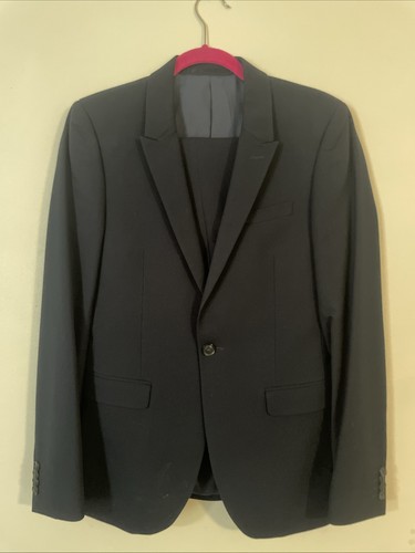 Top man men navy suit - man, men’s
