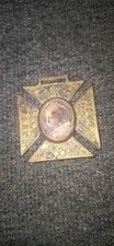 Queen Victoria Golden Jubilee Cross Medal National Anthem God Save Queen -1887