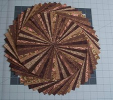 60 Browns Calico Fabric 5"