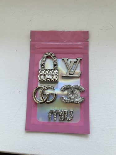 Silver metal craft charm - silver,
