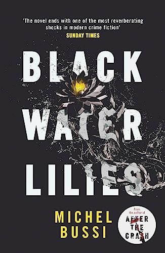 Black water lilies - water, lilies: