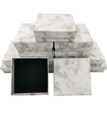 12 Pcs Marble Jewelry Gift Boxes for Bracelet Cardboard Bracelet Box 