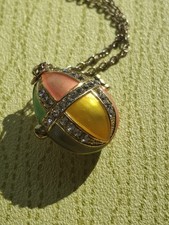 Colourful Enamel Egg Locket