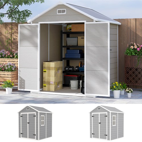 5ft plastic garden shed - x,