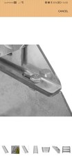 Metal galvanised silver steel - galvanised,