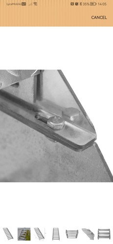 Metal galvanised silver steel - galvanised,