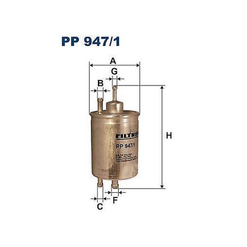 947 filtron fuel filter - filtron,