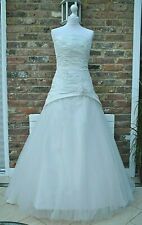Charlotte Balbier WEDDING DRESS UK 14 Ivory princes a-line rrp £950