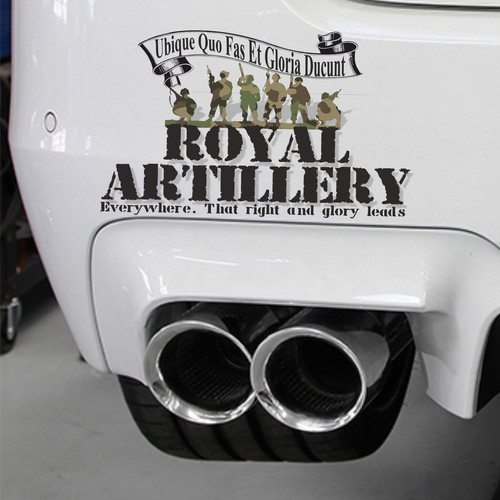 Royal artillery forces decal - royal,
