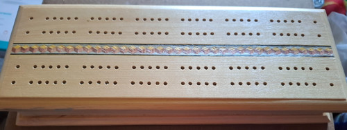 Cribbage scoring board with - cribbage,