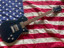 Gretsch G2629 Jet Electromatic Thinline - Electric Guitar - Blue Sparkle Finish