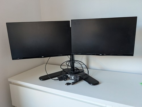 Dual monitors excluding - monitors,