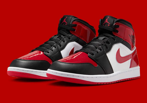 Nike air jordan mid patent - jordan,