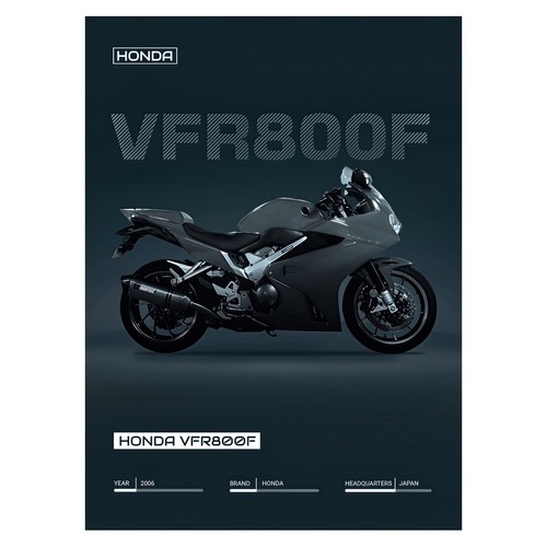 Honda vfr800f motorcycle - vfr800f,