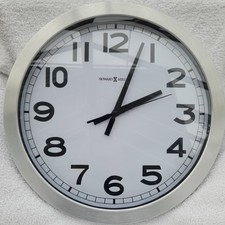 Howard Miller Spokane Wall Clock - Silver 40cm