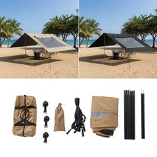 Waterproof SUV Car Side Sun Shade Awning - UK Camping Picnic Vehicle Canopy Tent