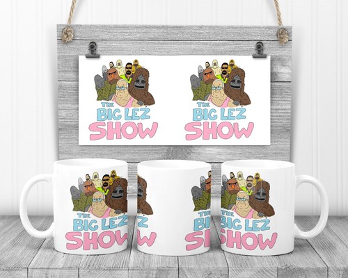 Big les show cartoon mug - big, mug,