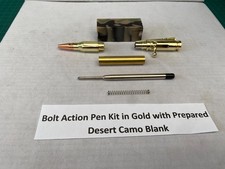 Pen Kit Gold Bolt Action, With