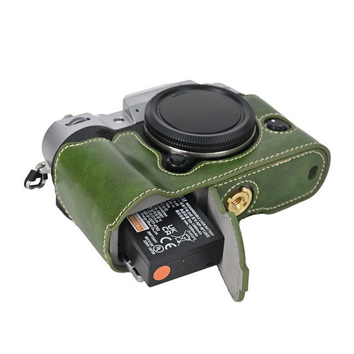Oiled leather camera case for - oiled,