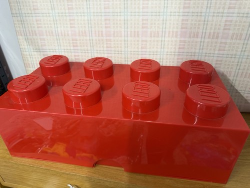 Lego storage brick red large - lego,