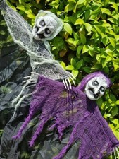 2x 90cm Witch SKELETON