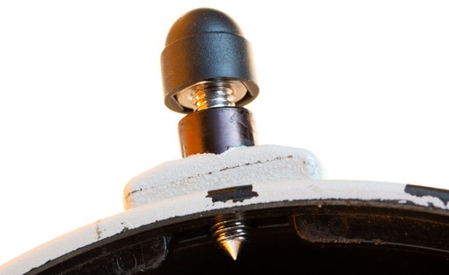 Lock knob nut - nut, hood