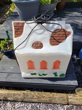 Vintage Commercial Christmas Light House * Ystalyfera Swansea 