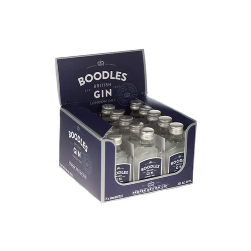 Boodles gin 5cl miniatures box - boodles,