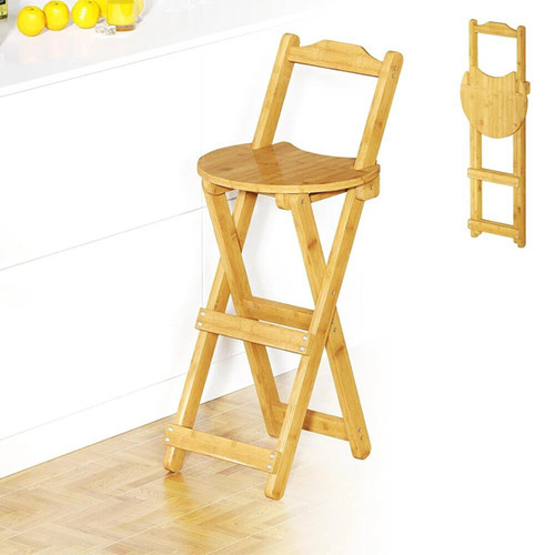Wooden folding bar stool - folding,