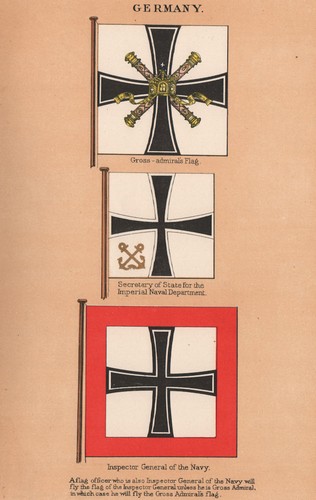 German imperial flags - german,