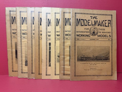 Vintage 1934 the modelmaker - 1934-35,