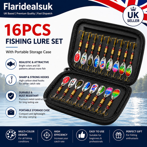 Spinner lure set case - lure, +