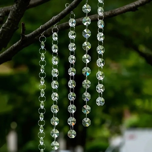 5pcs crystal glass - 5pcs, suncatchers