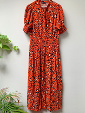 M&S Maxi Dress UK 16 LONG TALL Animal Print NWOT Marks Spencer Stretch Waist