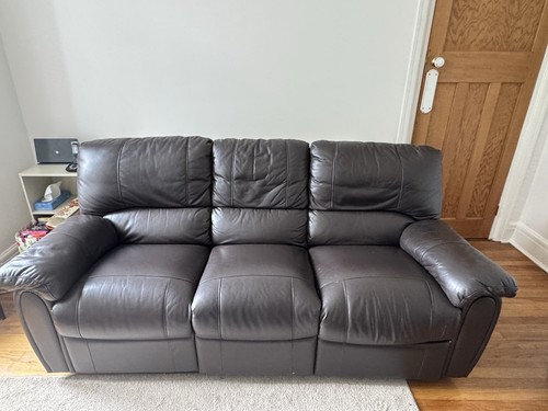Harvey leather sofa - leather,