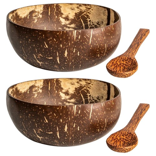 500ml coconut shell bowls - shell,